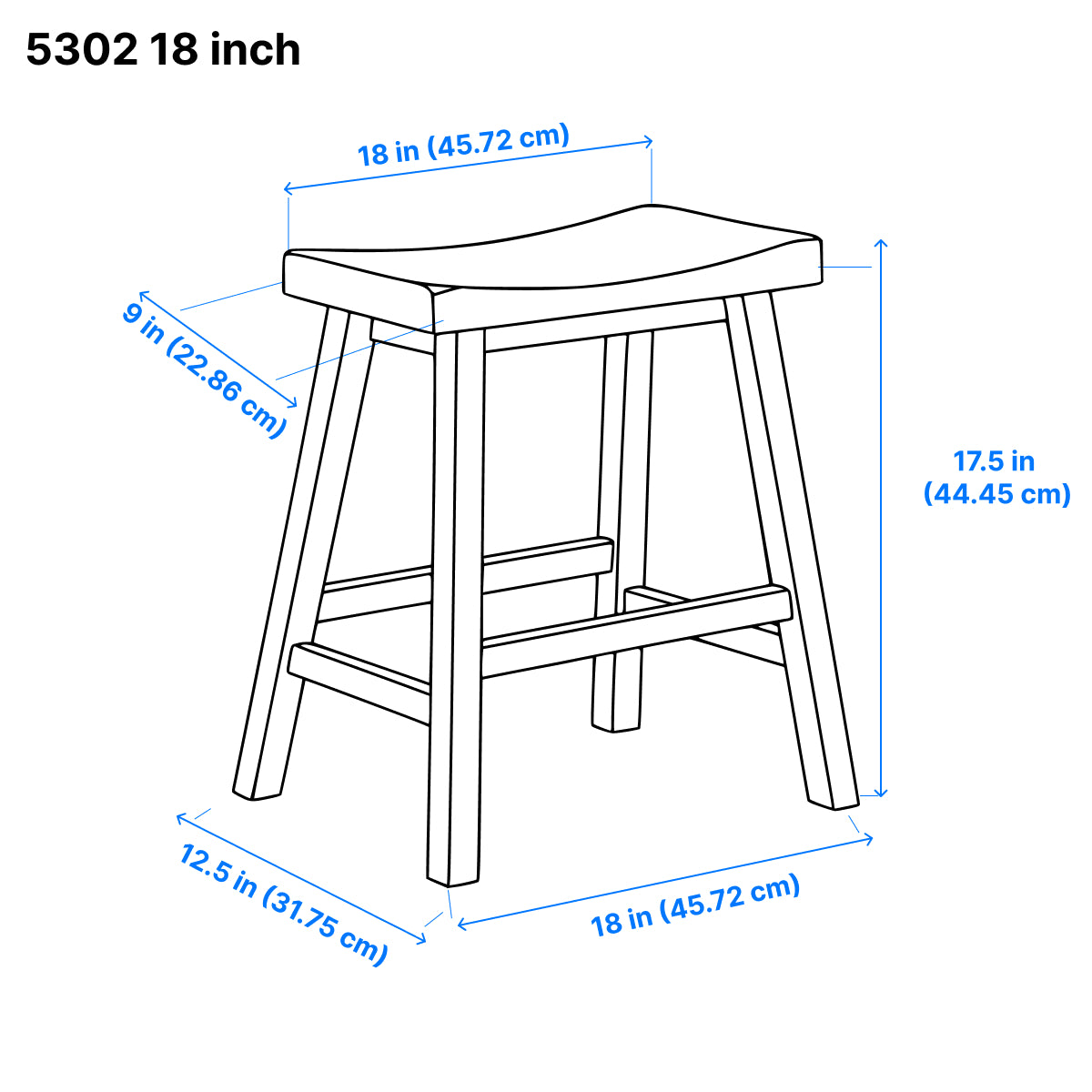 Colt Counter Stool - Cherry - Set of Two