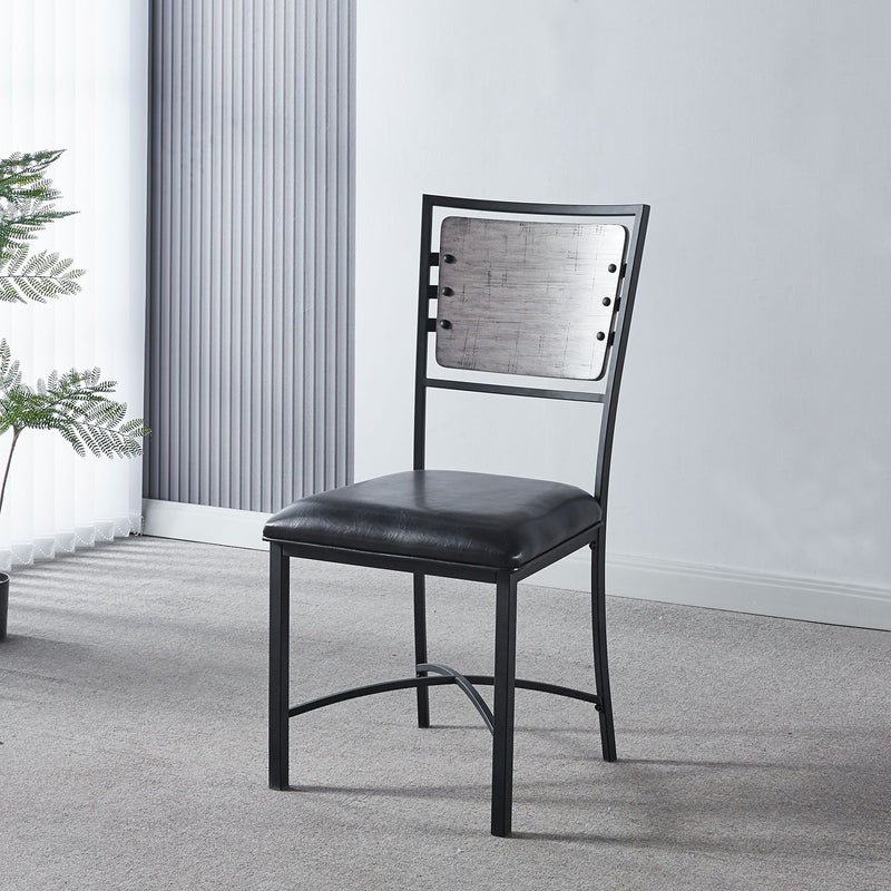 Shala Dining Chair Grey, Black Leon's