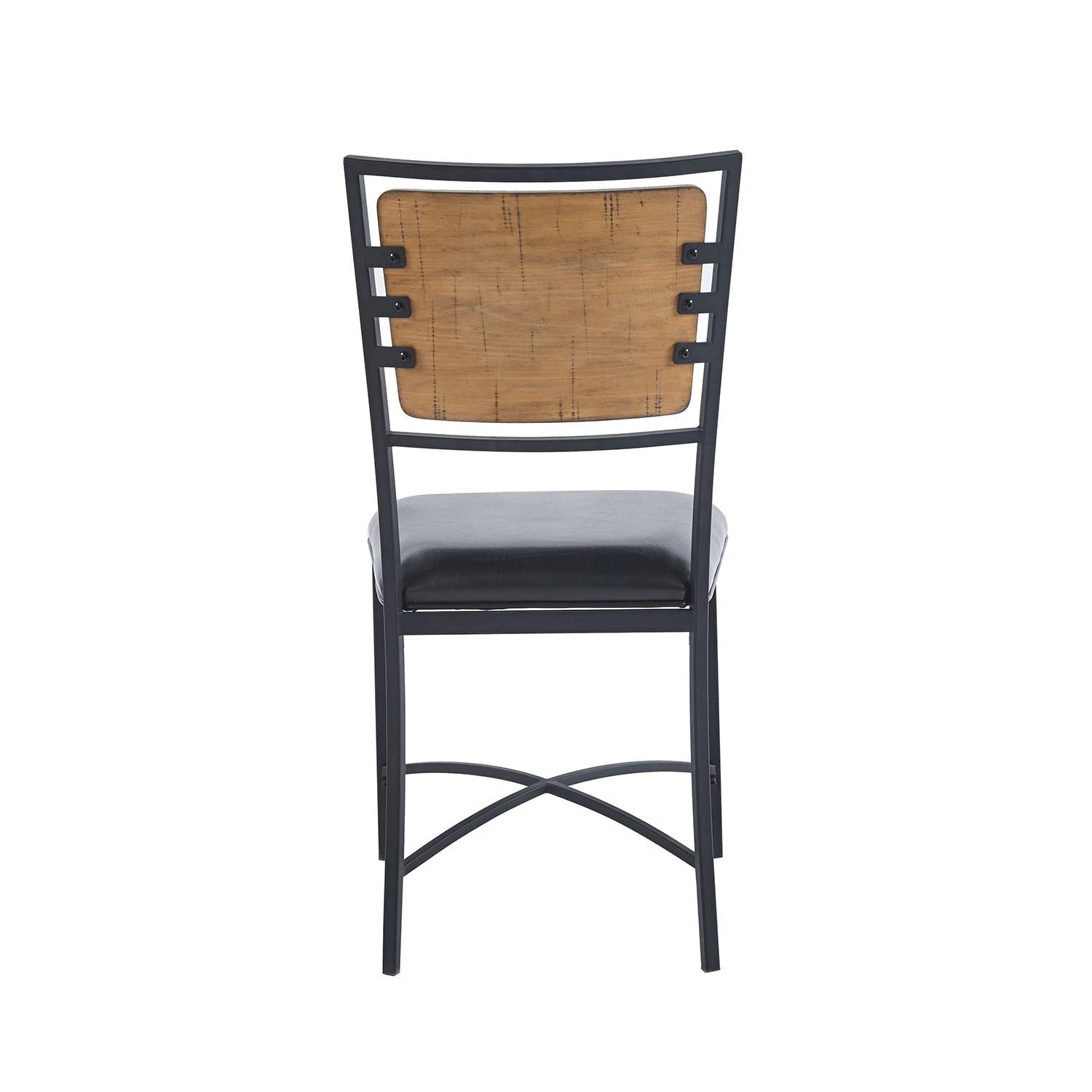 Shala Dining Chair - Natural Wood, Black