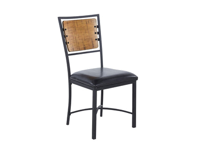Shala Dining Chair - Natural Wood, Black