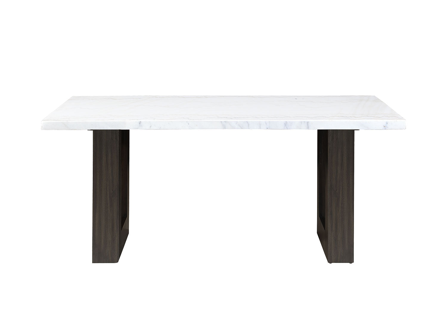 Maeve Dining Table - White, Espresso