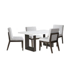 Maeve 5-Piece Dining Set - Grey, Espresso