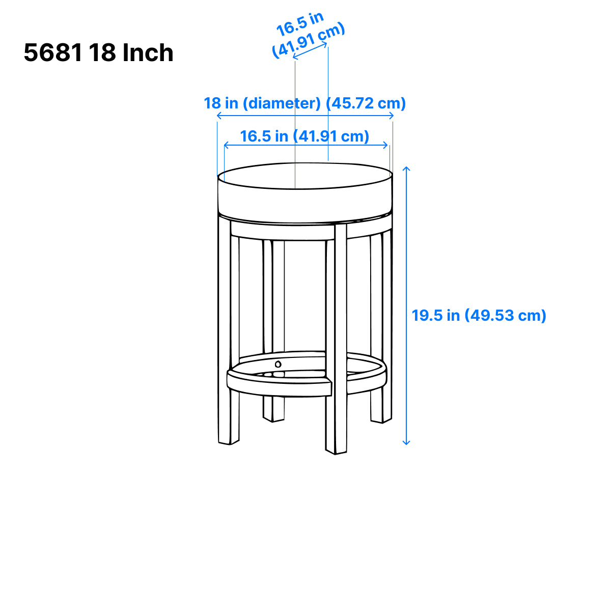 Westby Dining Stool - Green - Set of Two