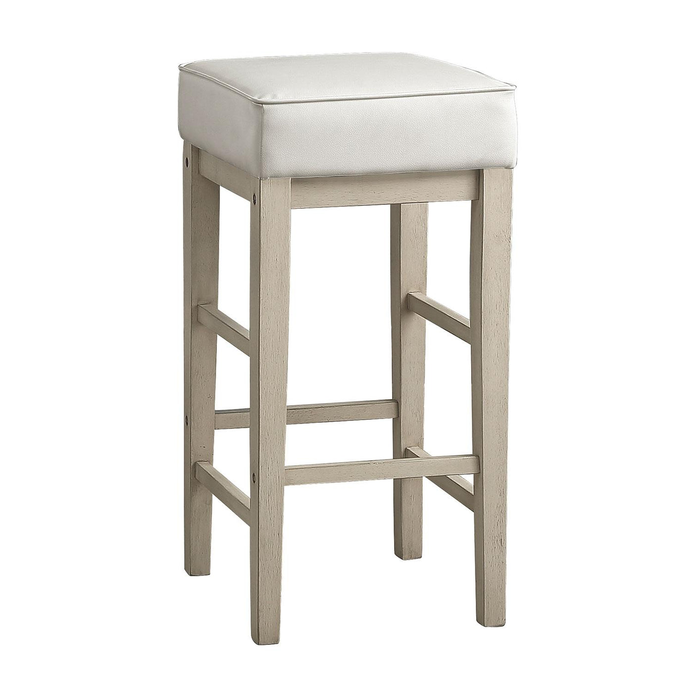 Pittsville Bar Stool - Antique White - Set of Two