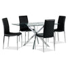 Darron 5-Piece Dining Table Set - Black