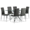 Darron 7-Piece Dining Table Set - Slate
