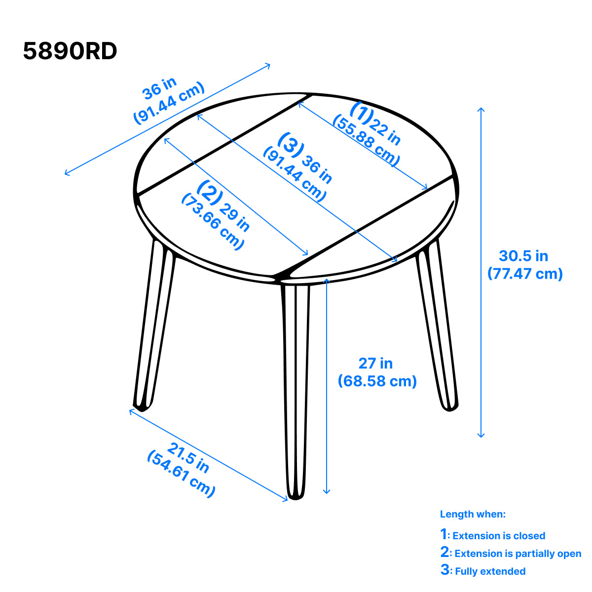 Rutland Dining Table - Espresso