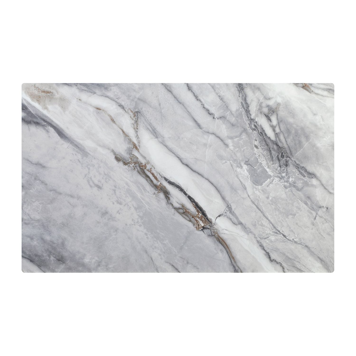 Emberly Sintered Stone Dining Table - Grey, Black