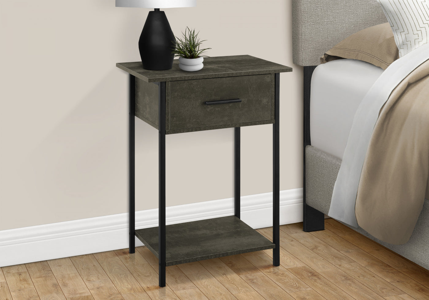 Miko Side Table - Dark Bronze