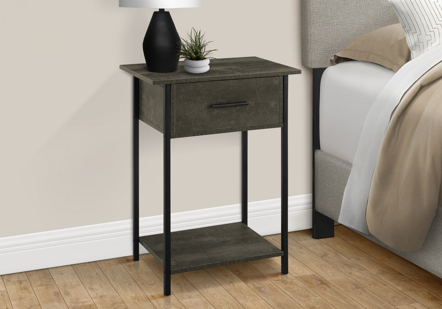 Miko Side Table - Dark Bronze