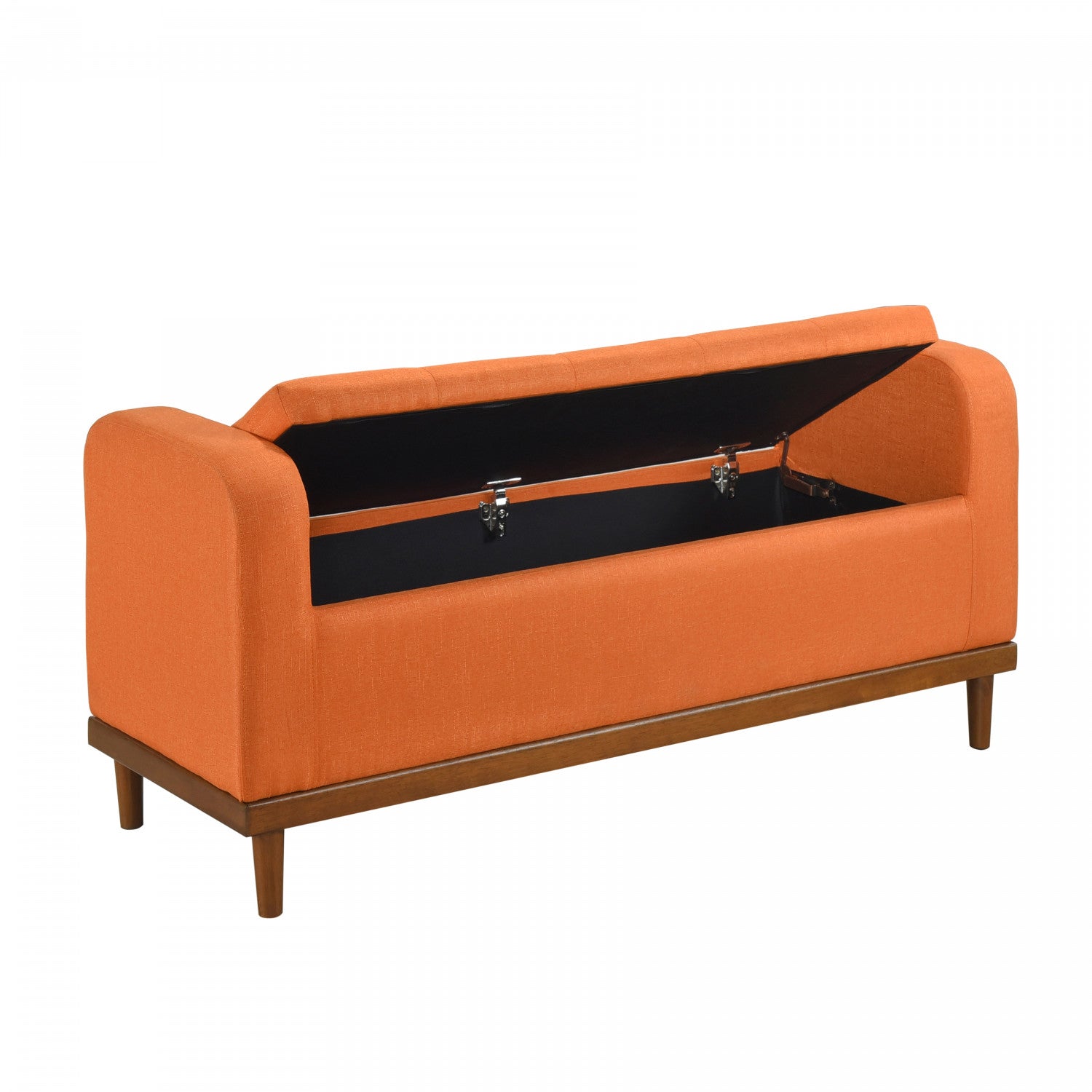 Elayne Ottoman Bench - Orange