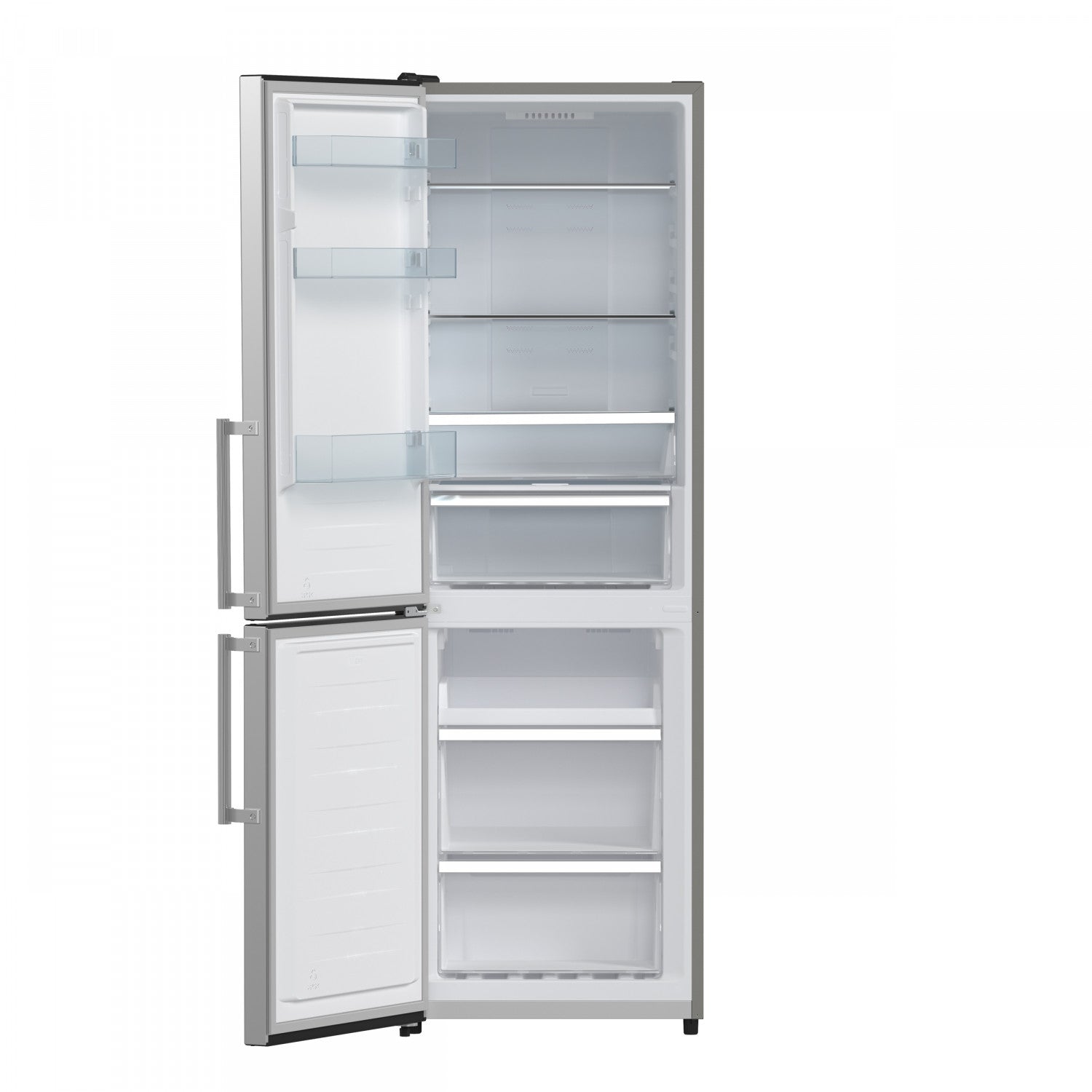 Forno Guardia 23.4" 10.8 Cu.Ft. Stainless Steel Bottom Freezer Refrigerator with Left Swing Door - FFFFD1778-24LS