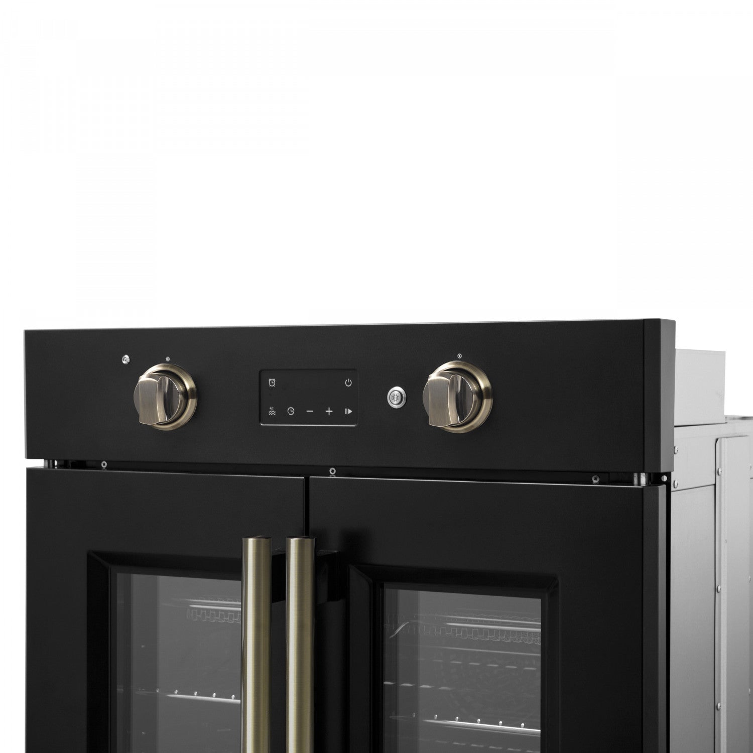 Forno Asti Black 30" Electric Wall Oven with True Convection and Air Fry (3.68 Cu. Ft.) - FBOEL1333-30BLK