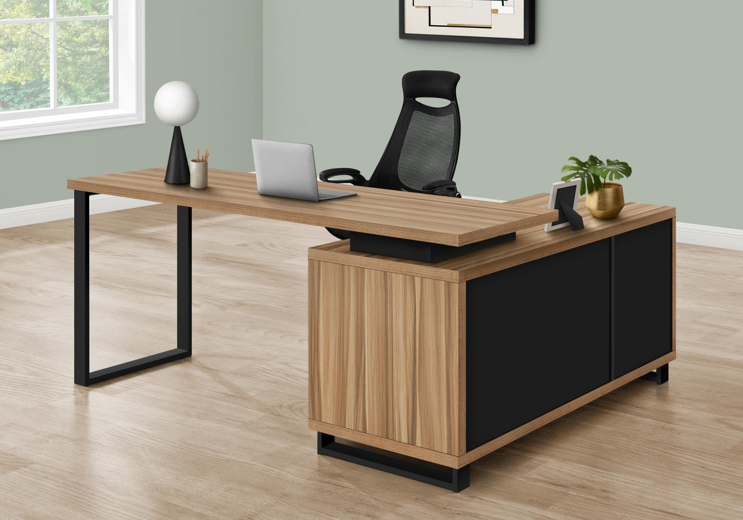 Runo Desk - Light Brown