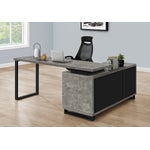 Runo Desk - Concrete Grey