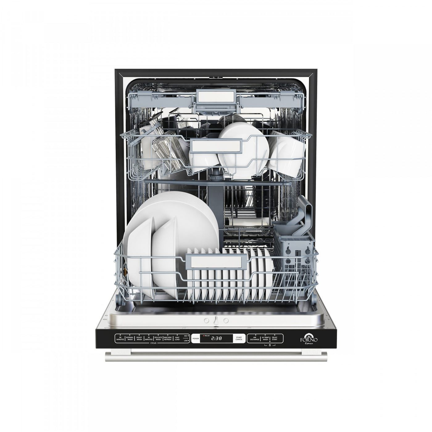 Forno Romano White Built-in Top Control Dishwasher (52 dBa) - FDWBI8035-24WHT