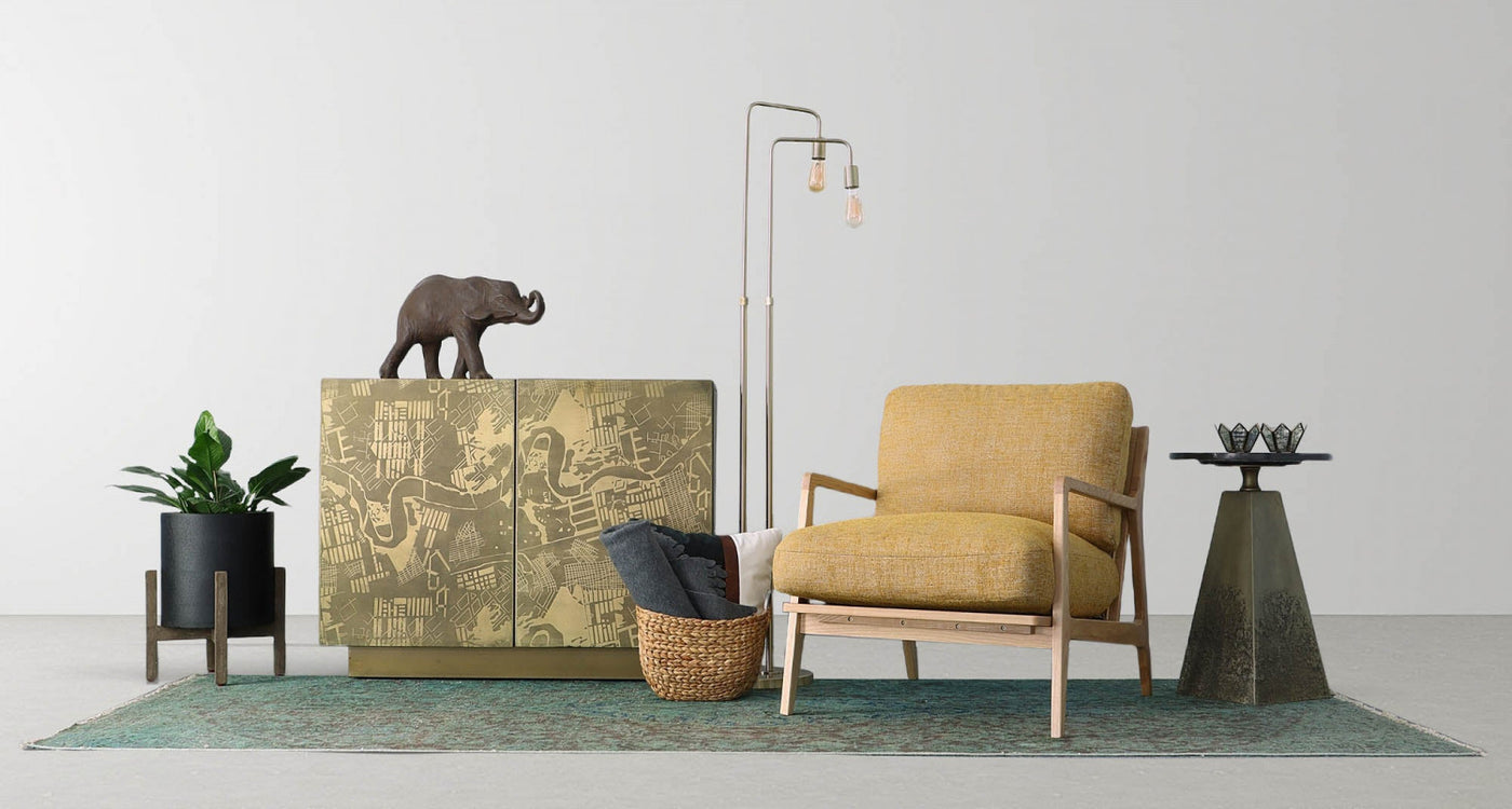 Solvia Floor Lamp - Gold