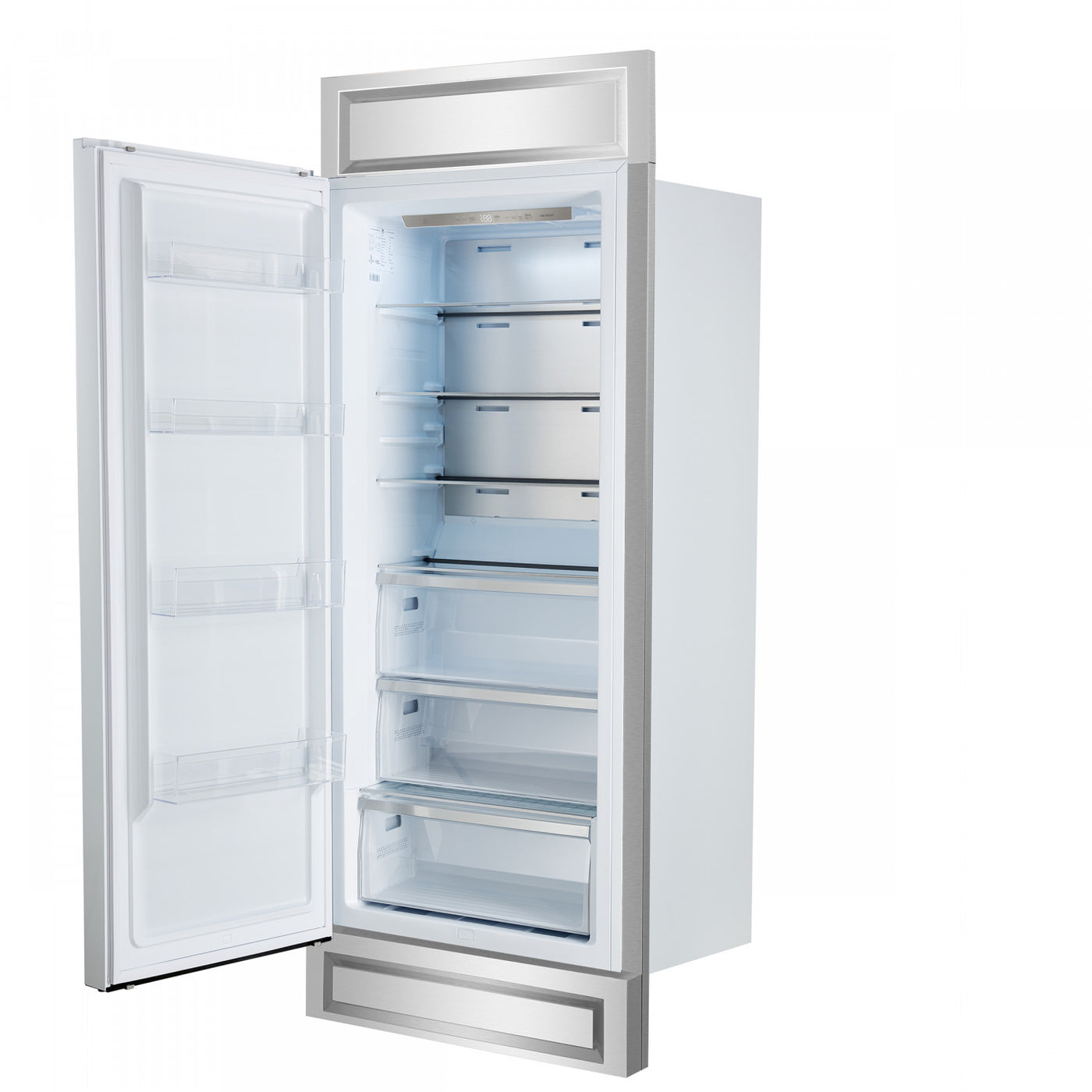 Forno Maderno 28" White Built-In Convertible Refrigerator/Freezer with Left Swing Door (13.6 Cu. Ft.) - FFFFD1722-32LMG-WHT