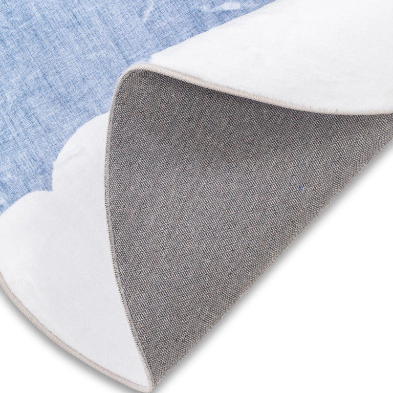 Dreamland Cloud Rug - 4ft Round - White