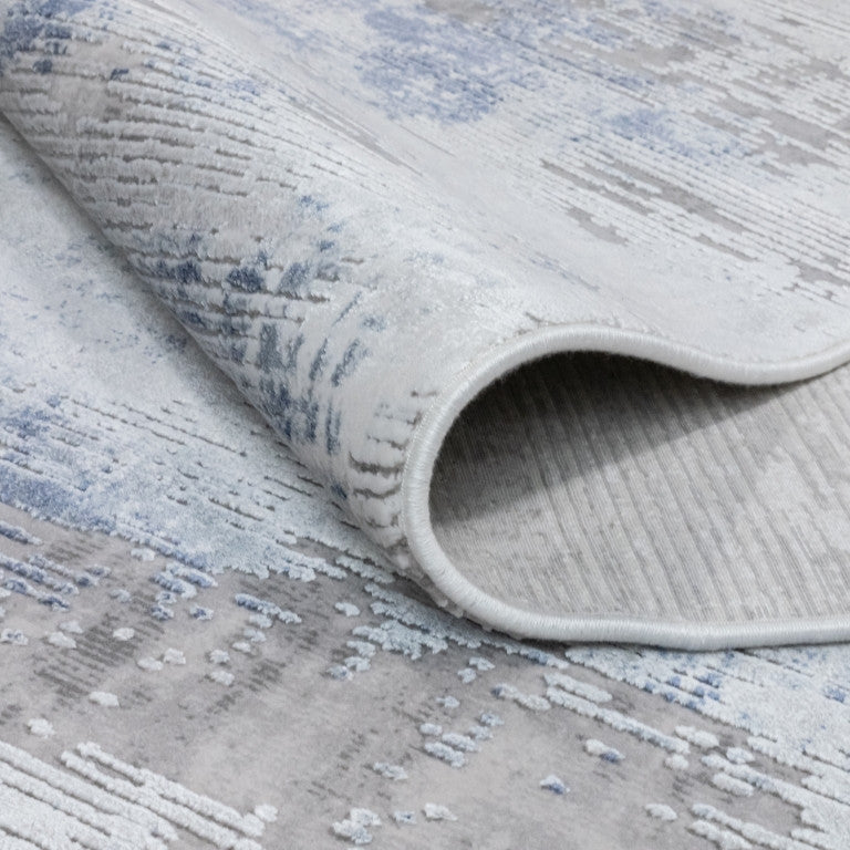 Skadi Casual Rug - 4' x 6' - Blue/White