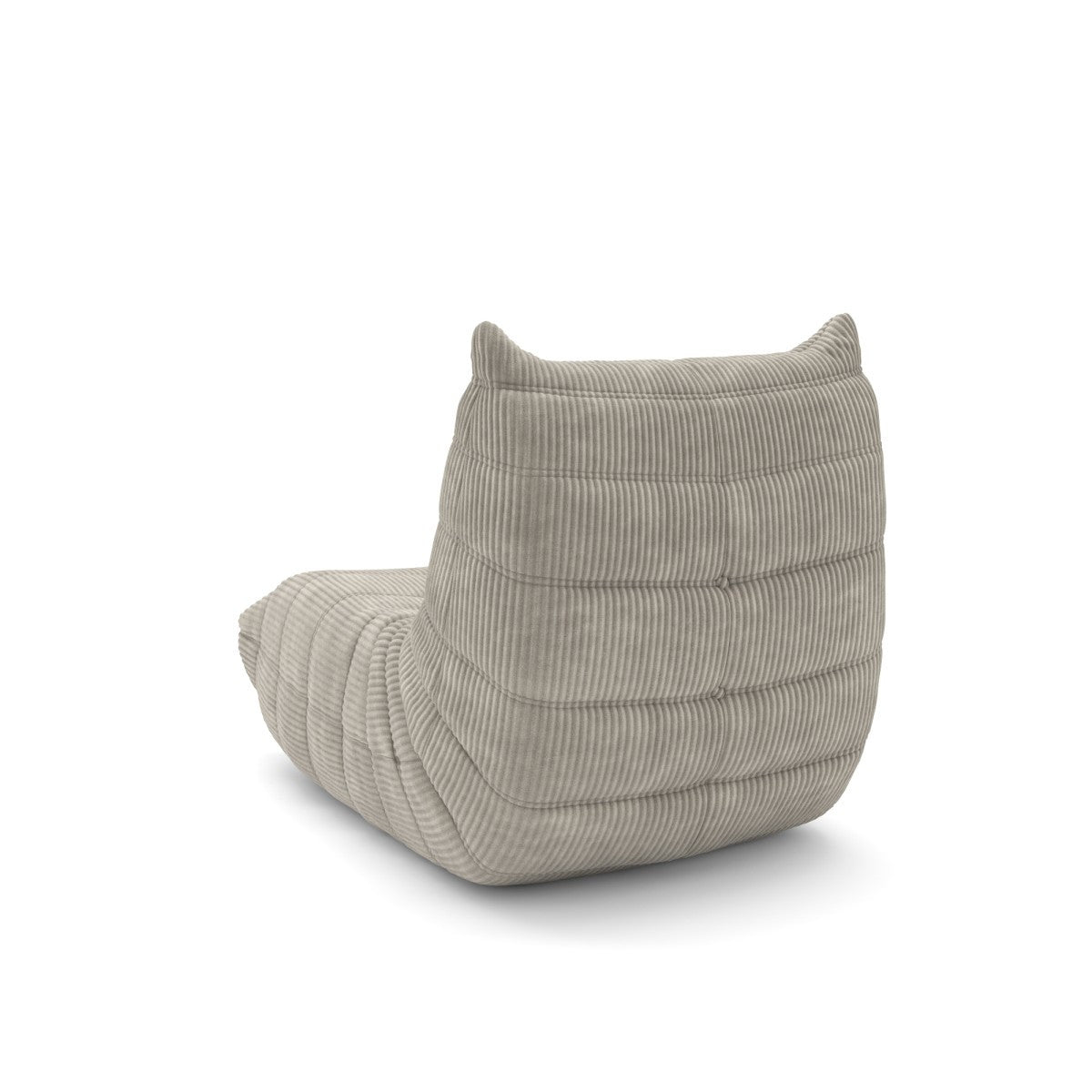 Tobias All-Foam Armless Chair - Beige