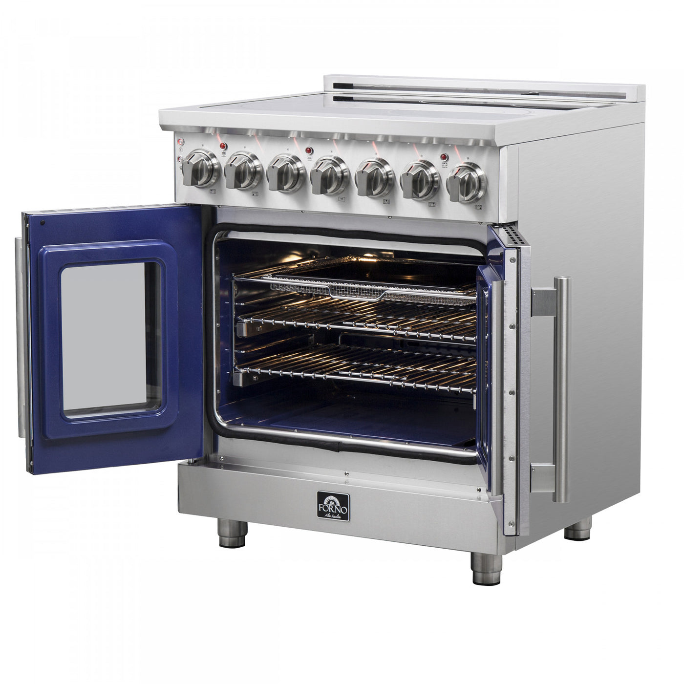 Forno Massimo Stainless Steel Freestanding Electric Range With Air Fryer (4.32 Cu. Ft.) - FFSEL6955-30