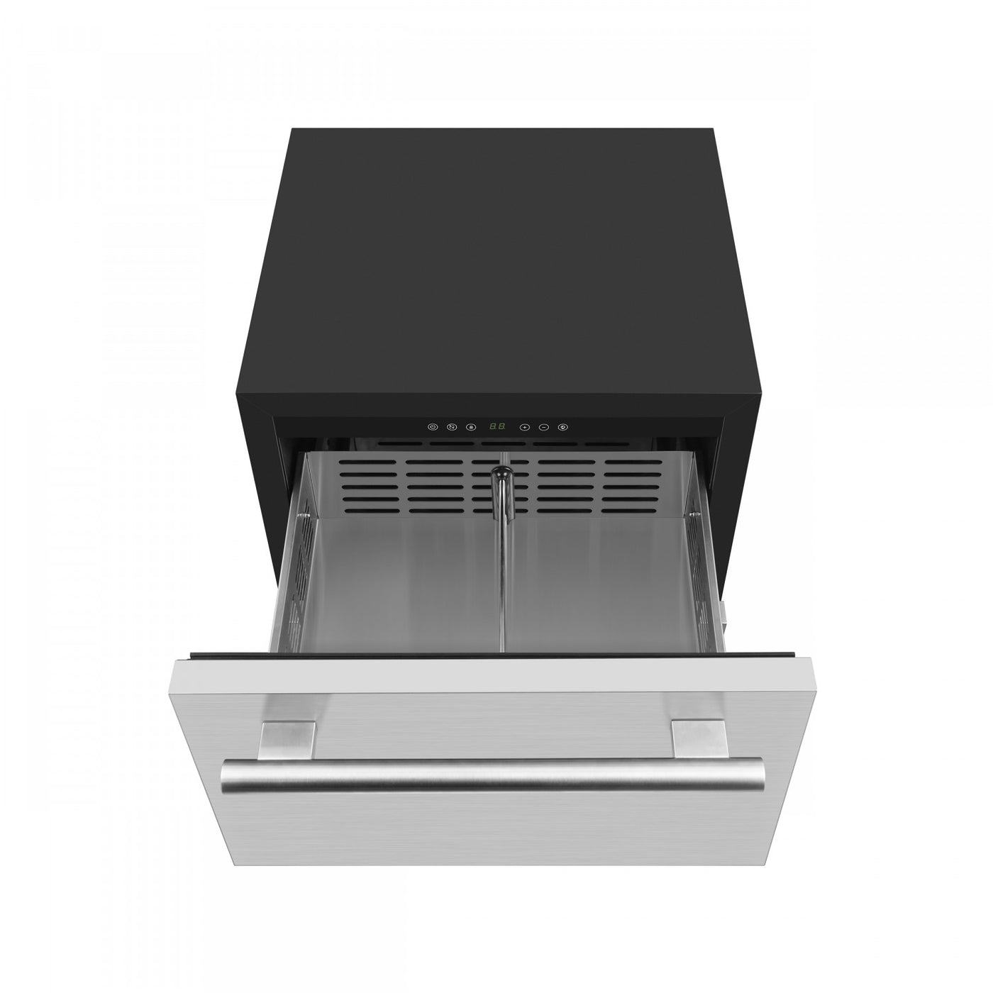 Forno Cosenza Stainless Steel 24" Built-in Undercounter Indoor/Outdoor Drawer Freezer with Ice Maker (4.69 Cu. Ft.) - FDRBI1838-24S