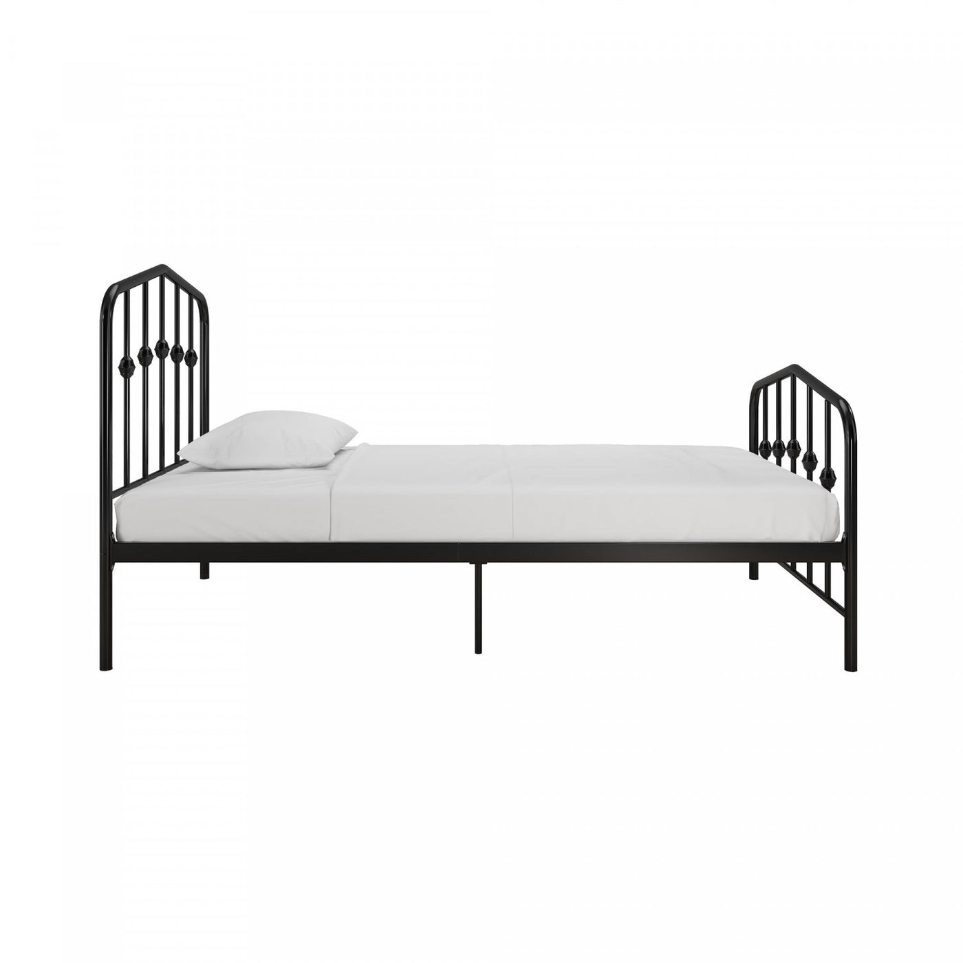 Novogratz Bushwick Metal Platform Twin Bed - Black