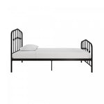 Novogratz Bushwick Metal Platform Twin Bed - Black
