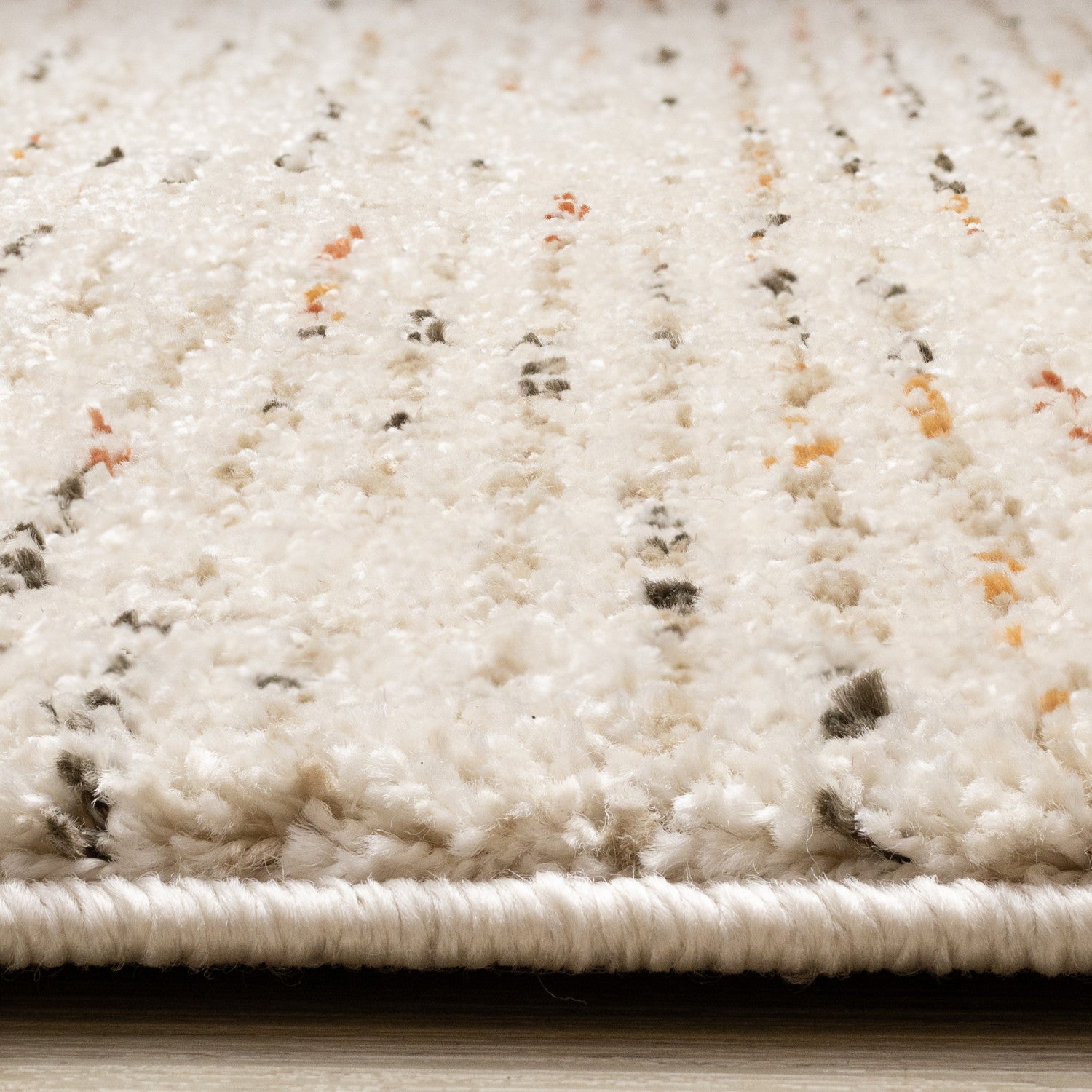 Halle Casual Contemporary Abstract Area Rug - Cream Terra - 5' X 8'