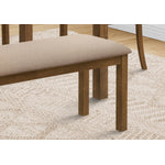 Elin Bench - Walnut/Beige