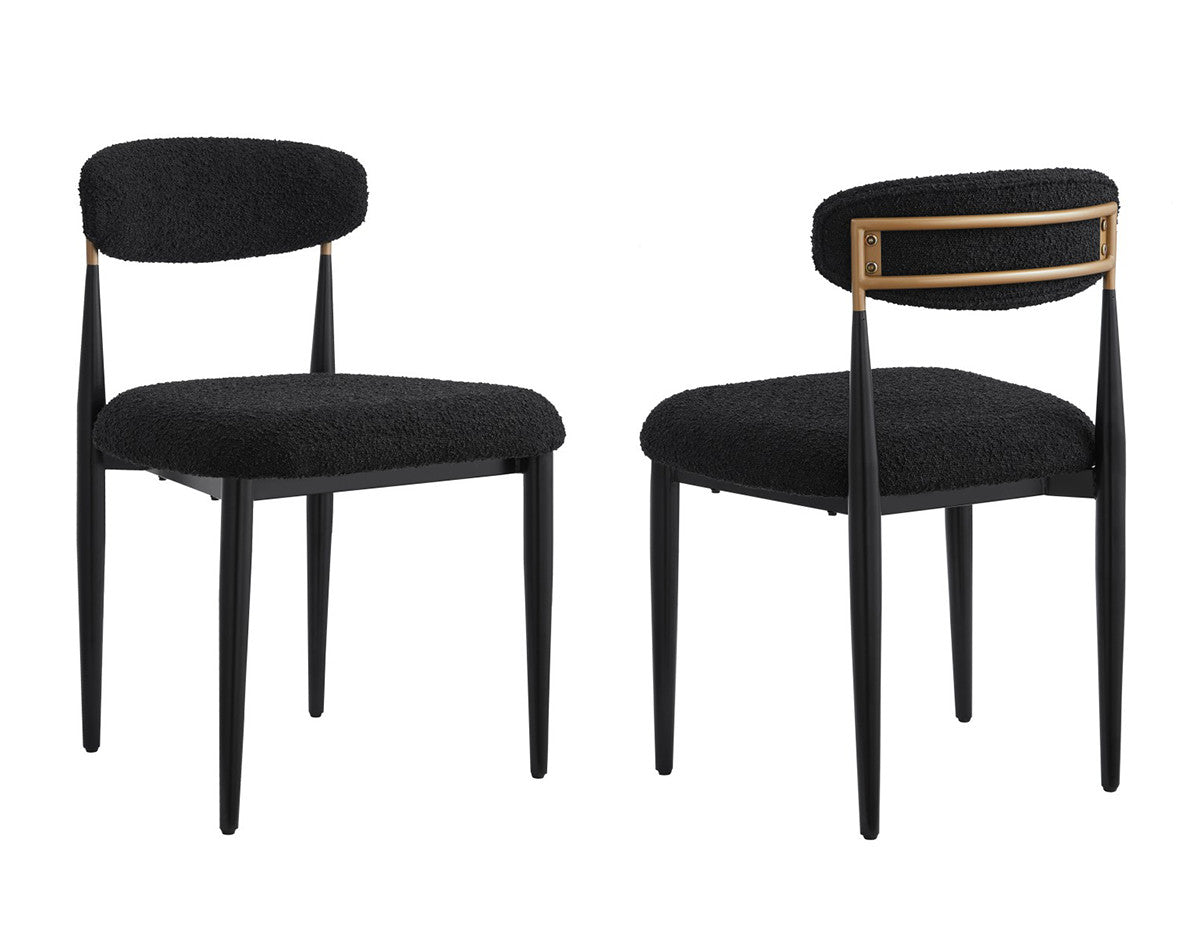 Kodi Dining Chair - Black - Set of Two
