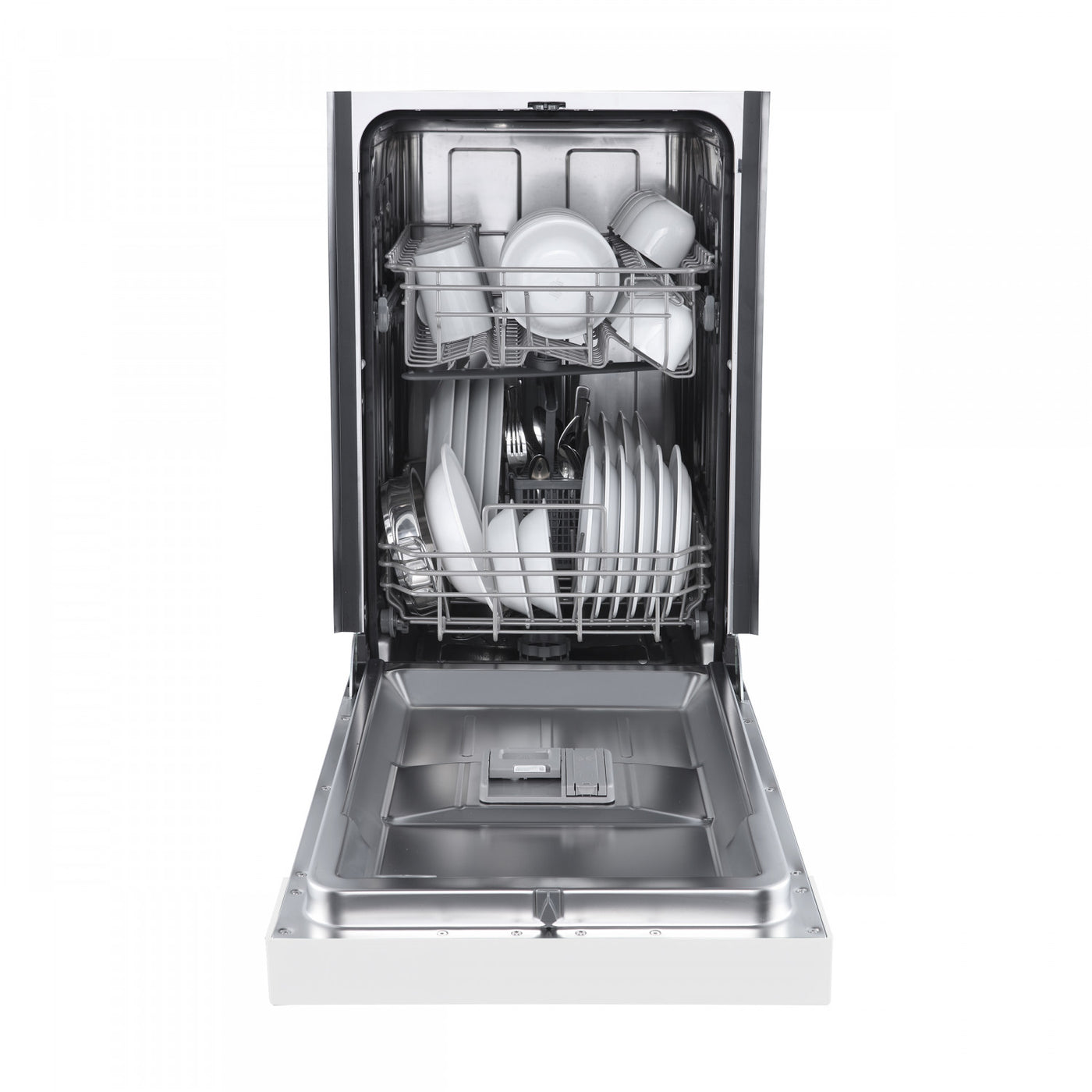 Forno Polo 18" White Built-in Front Control Dishwasher (52 dBa) - FDWBI8041-18WHT