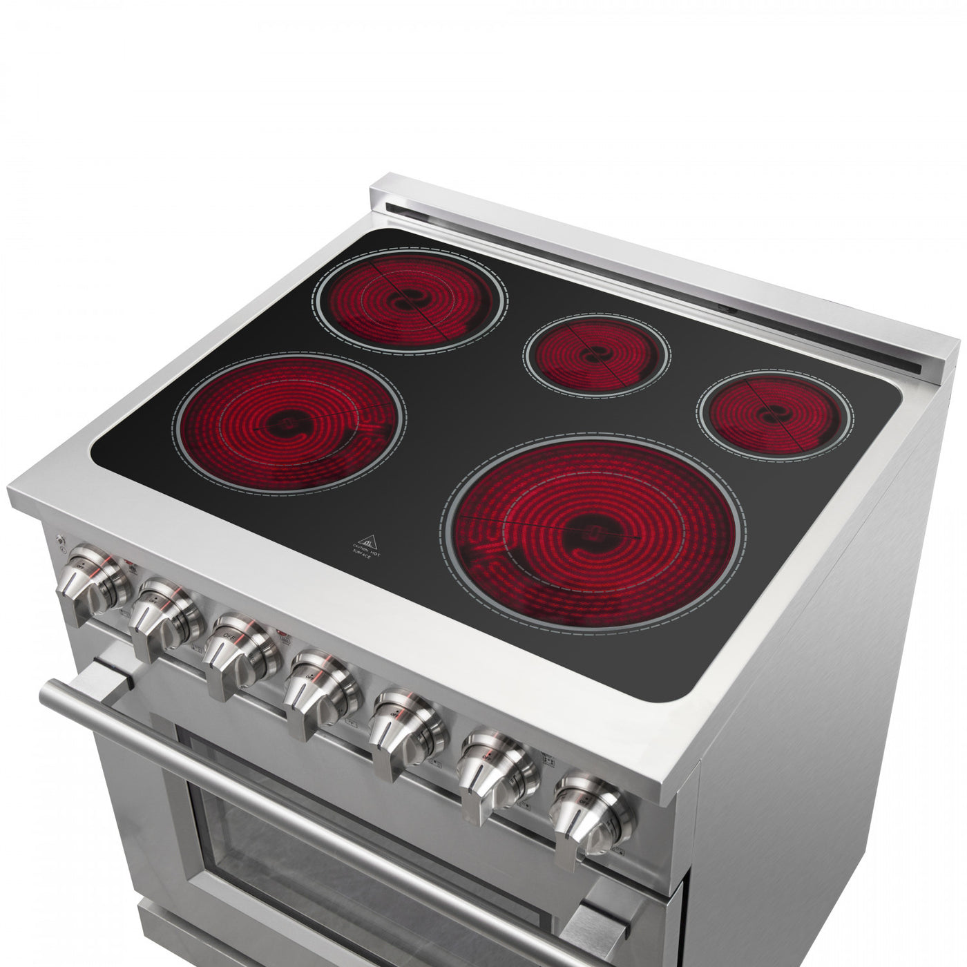 Forno Massimo 30" Stainless Steel Freestanding Electric Range With True Convection And Air Fry (4.32 Cu. Ft.) - FFSEL6020-30