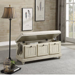 Woodwell Bench - Antique White