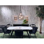Lunvik Dining Chair - Black Velvet - Set of Two