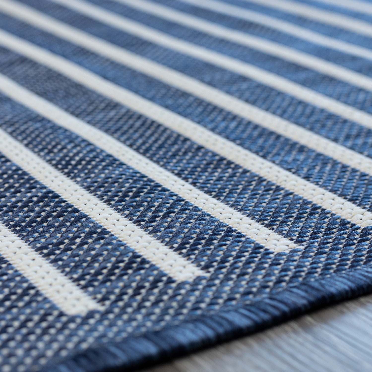 Cabana Casual Indoor/Outdoor Rug - 3' x 5' - Blue