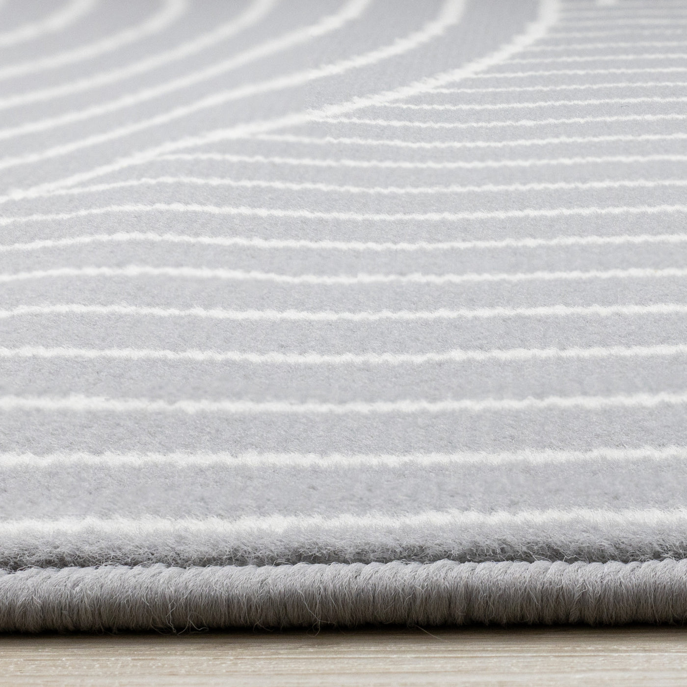 Functional Modern Arches Area Rug - Grey White - 5' X 8'