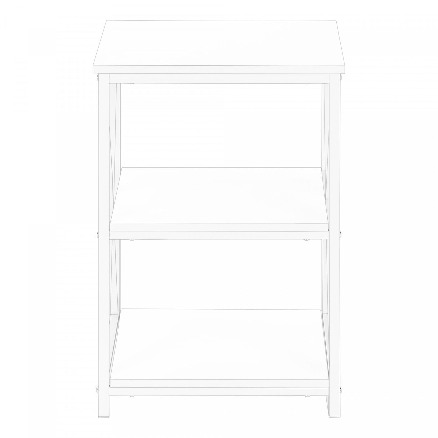 Miren Side Table - White