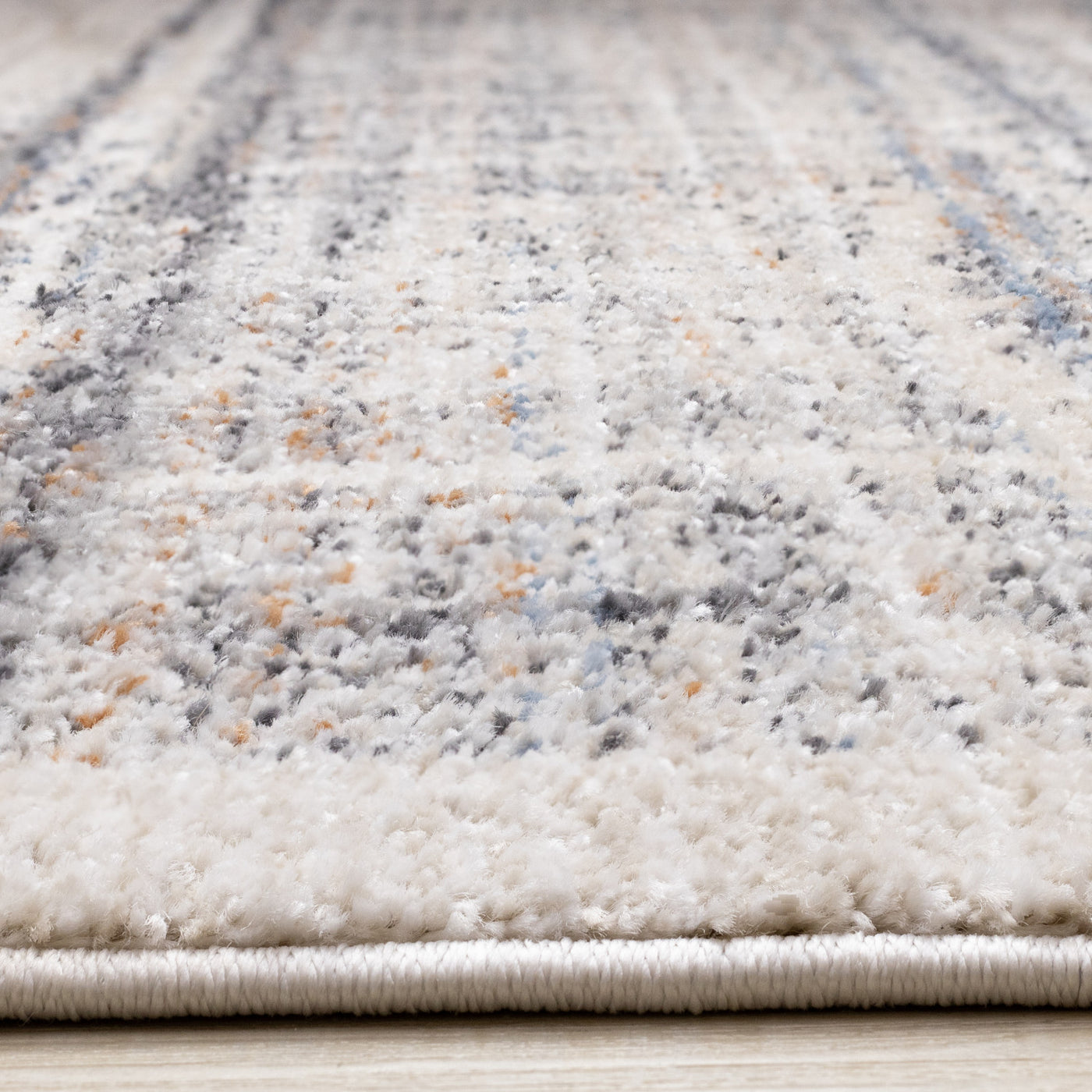 Sadie Casual Contemporary Area Rug - Grey Beige - 8' X 11'