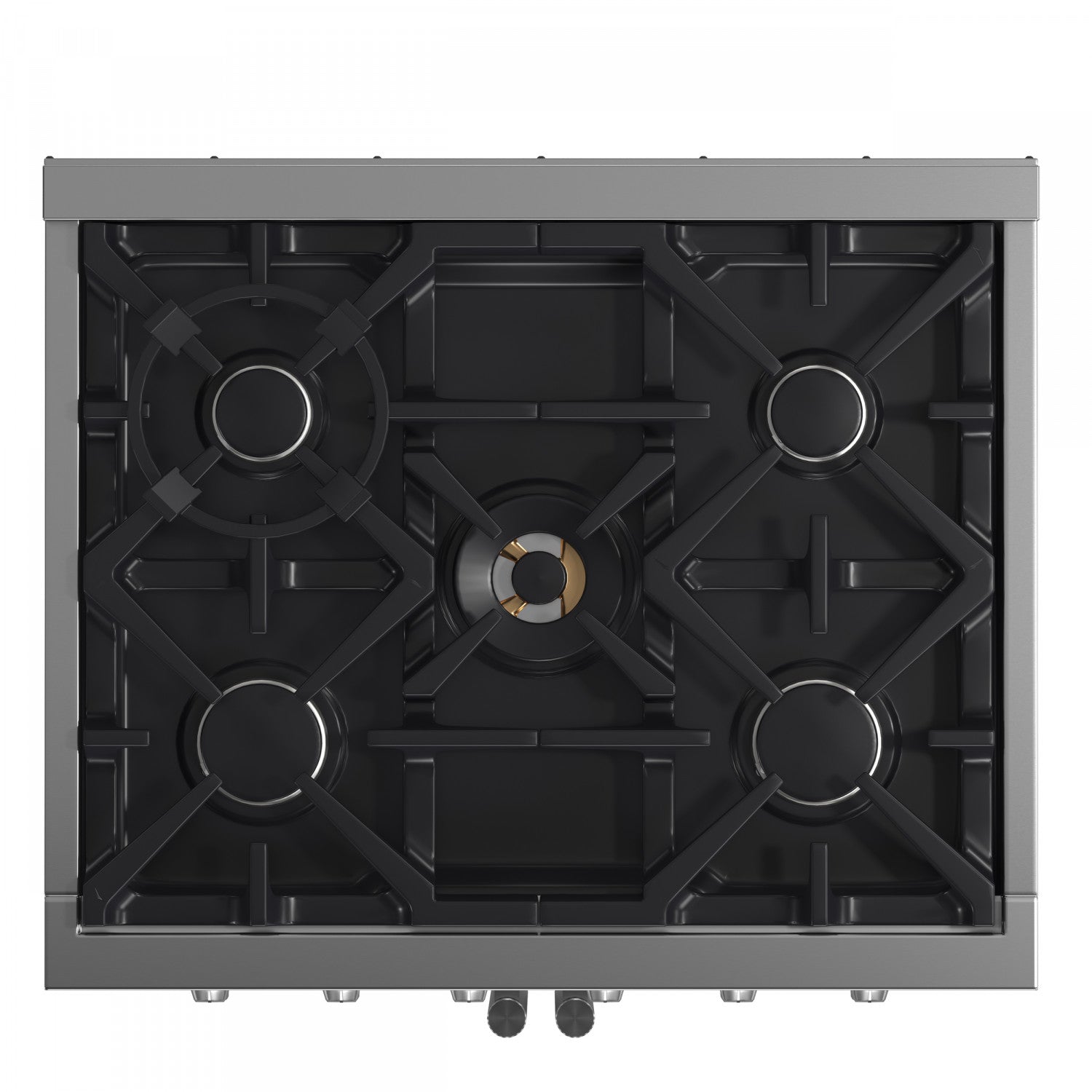 Forno Massimo 30" Stainless Steel French Door Freestanding Gas Range (4.32 Cu. Ft.) - FFSGS6439-30