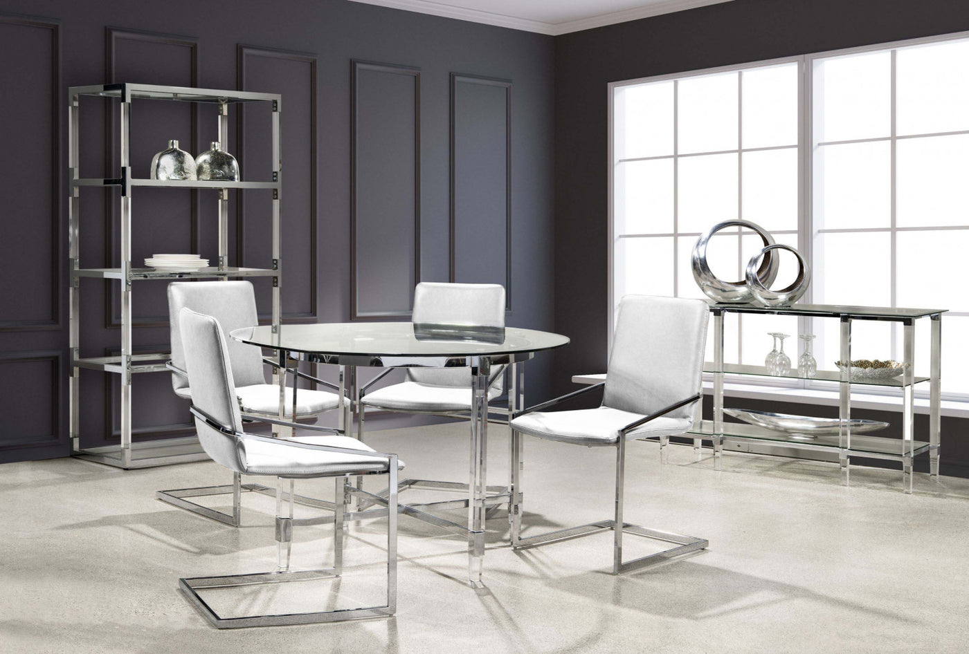 Ariya Dining Chair - White - Set Of Two