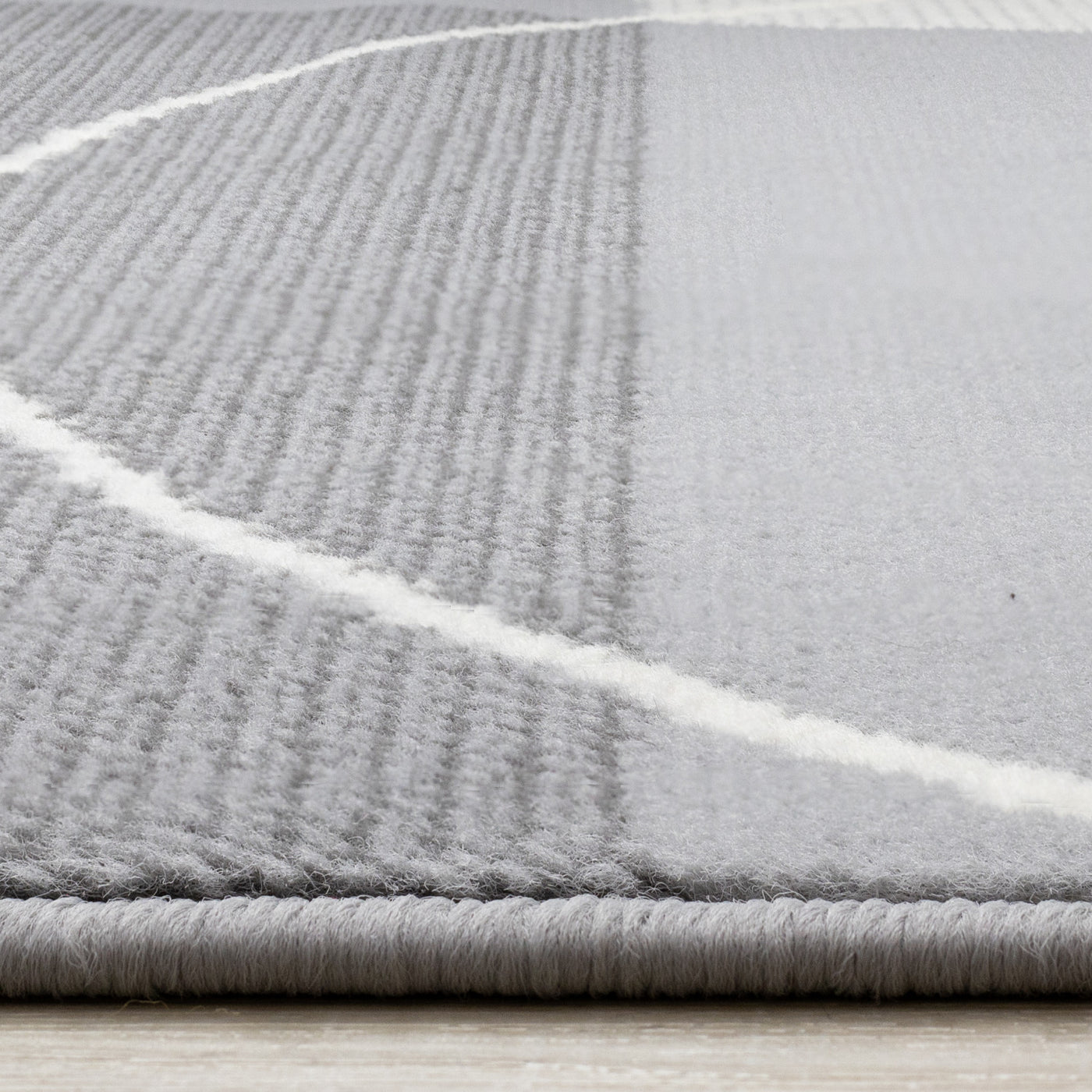 Functional Contemporary Area Rug - Grey - 8' X 11'
