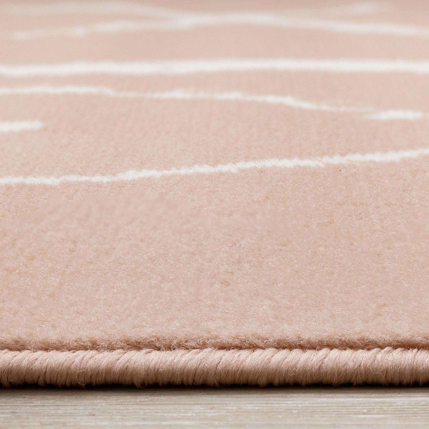 Kids Playing Board Area Rug - 4' X 6' - Pink/Cream