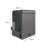 Forno Romano Stainless Steel Built-in Top Control Dishwasher (52 dBa) - FDWBI8035-24S
