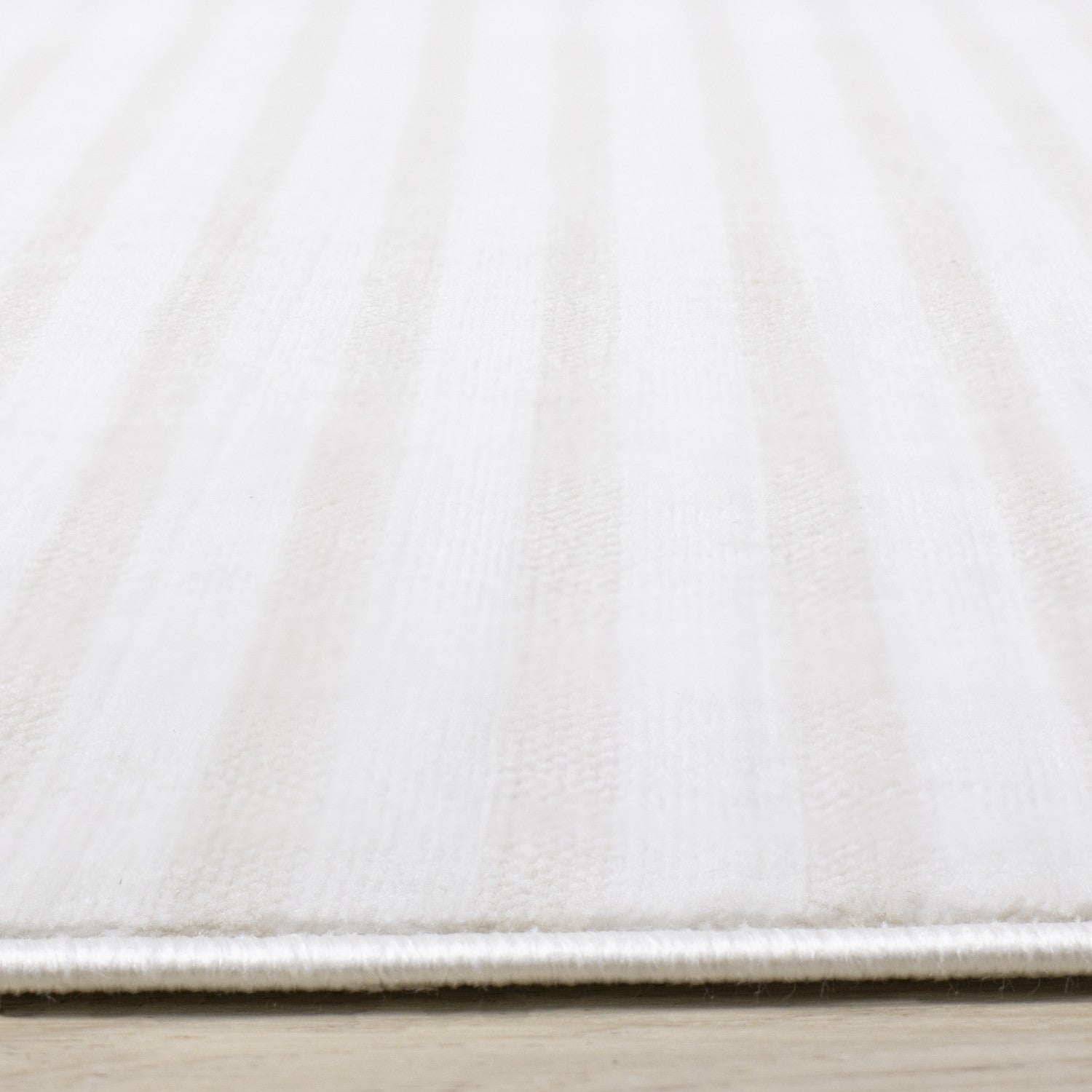 Machine Washable Modern Stripes Area Rug - 8' X 11' - Cream/Beige