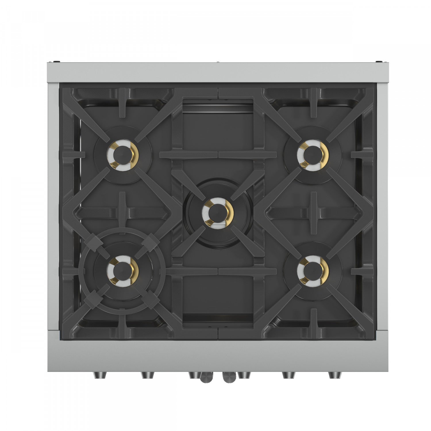 Forno Capriasca 30" Stainless Steel French Door Freestanding Gas Range with Air Fry (4.32 Cu. Ft.) - FFSGS6460-30