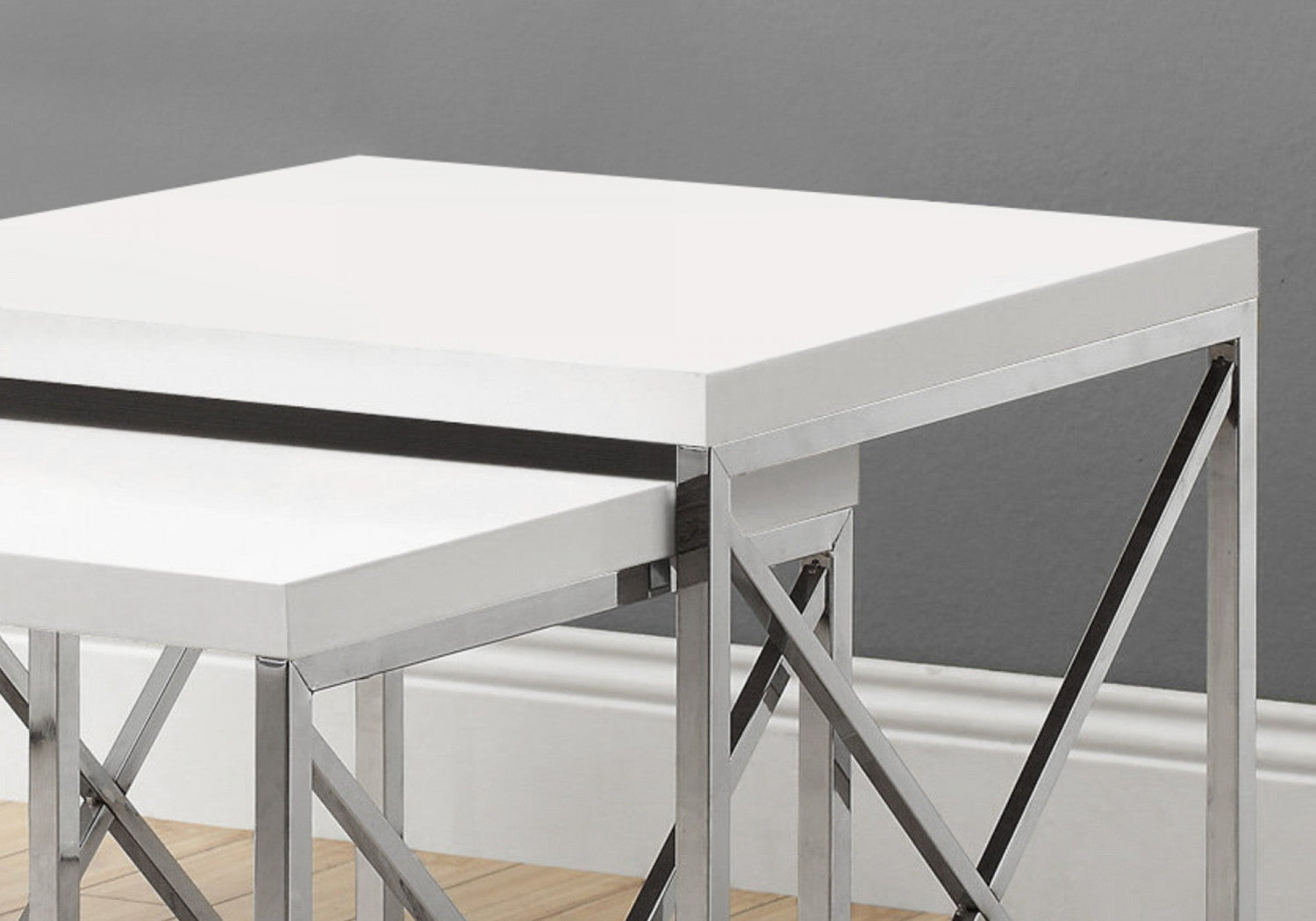 Nalu Nesting Tables - White