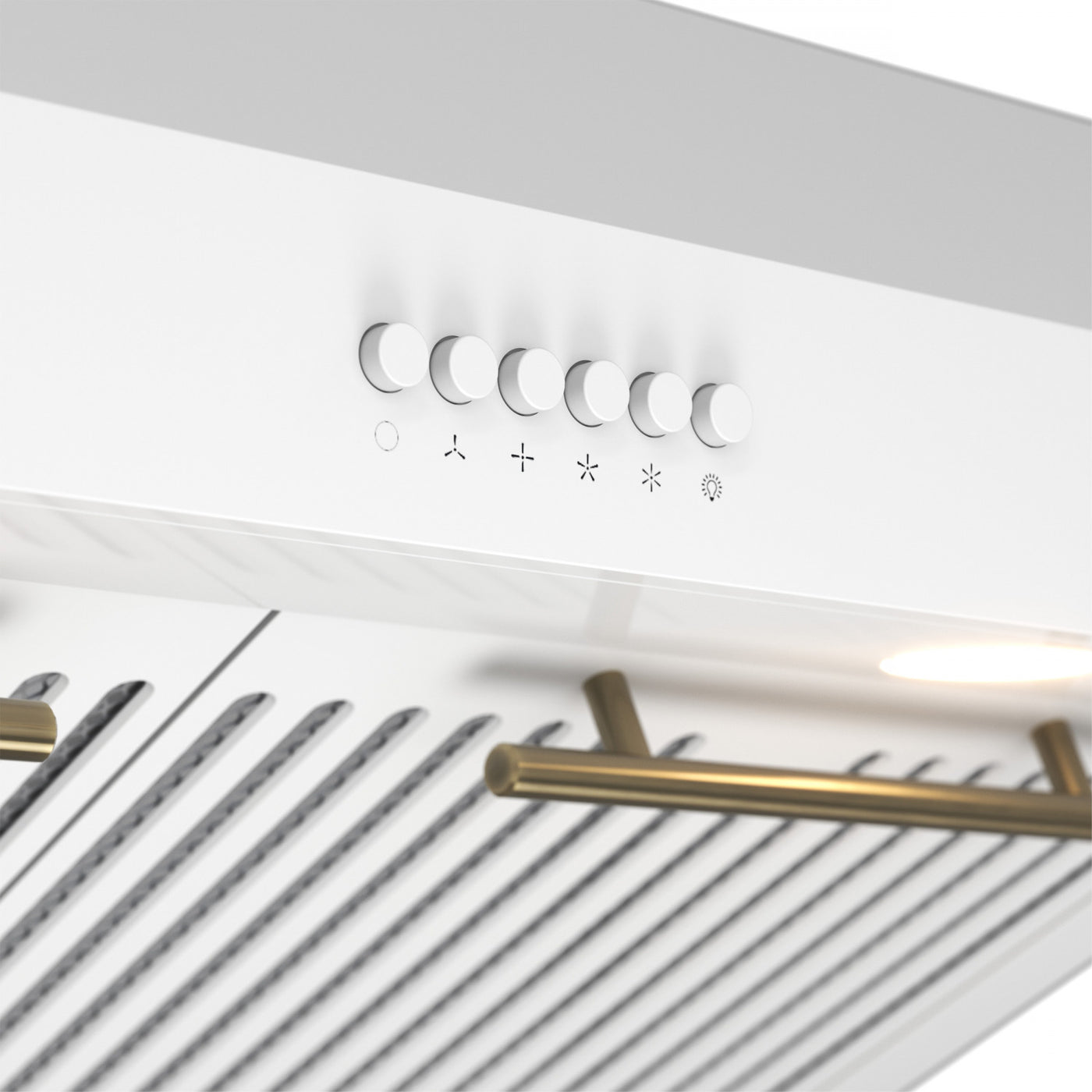Forno Bari White 30" 400 CFM Under Cabinet Range Hood - FRHUC5255-30WHT