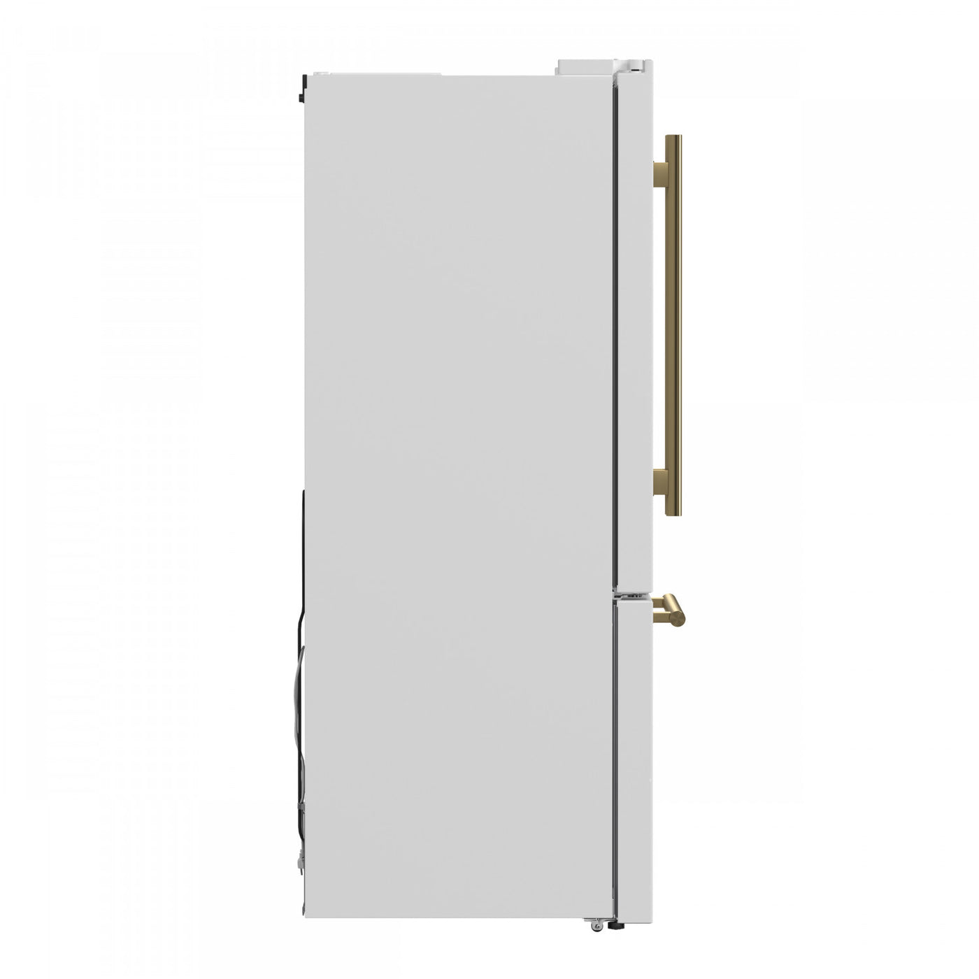 Forno Gallipoli White French Door Refrigerator with Ice Maker (17.5 Cu. Ft.) - FFFFD1974-31WHT